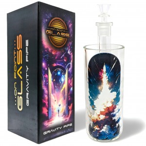 On Point Glass - 8" Liftoff To Greatness Ultimate Space Launch Gravity Water Pipe - [HXCP484B]
